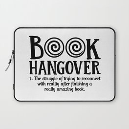 Funny Book Hangover Definition Laptop Sleeve