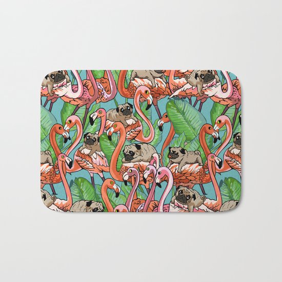 Flamingo Party Bath Mat