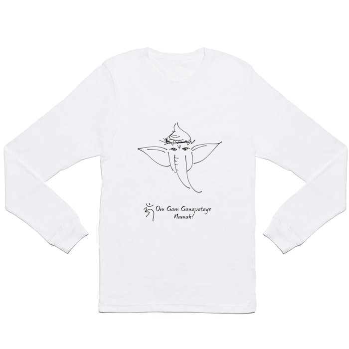 Ganesha, the Remover of Obstacles Long Sleeve T Shirt