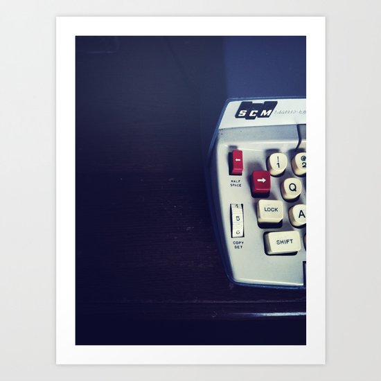 Smith Corona Electric Typewriter Art Print