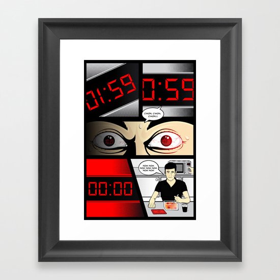 T-00:02:00 Framed Art Print