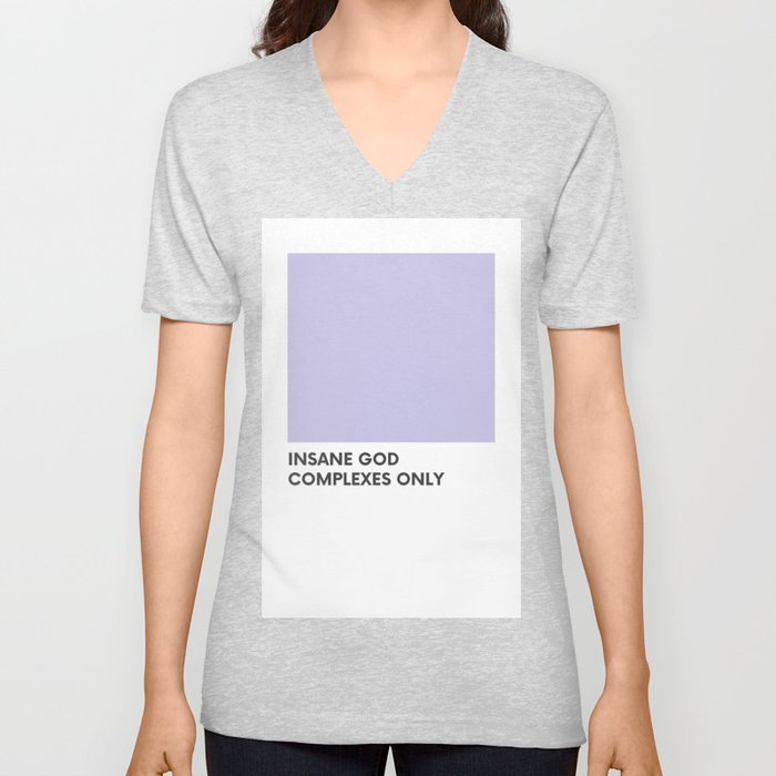 God Complex V Neck T Shirt