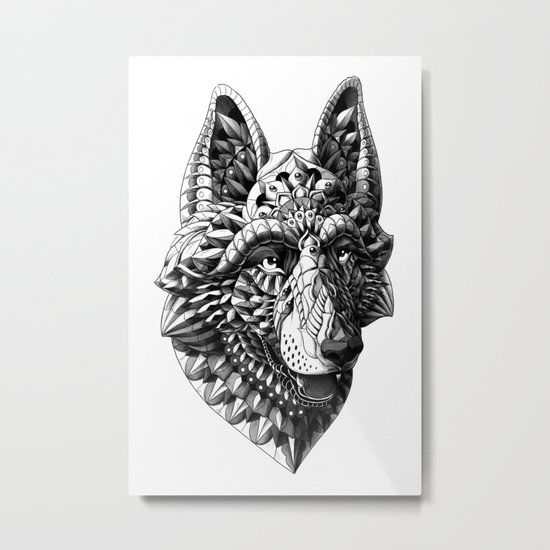 German Shepherd Metal Print