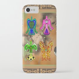 Native American Waterbirds "Of All Color" iPhone Case