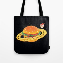 Galactic Cheeseburger & Fries Tote Bag