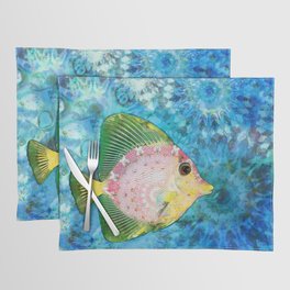 Tangy - Colorful Tropical Reef Fish Art Placemat