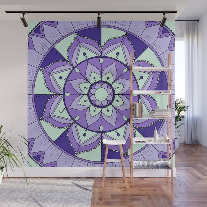 Mandala Maze Wall Mural