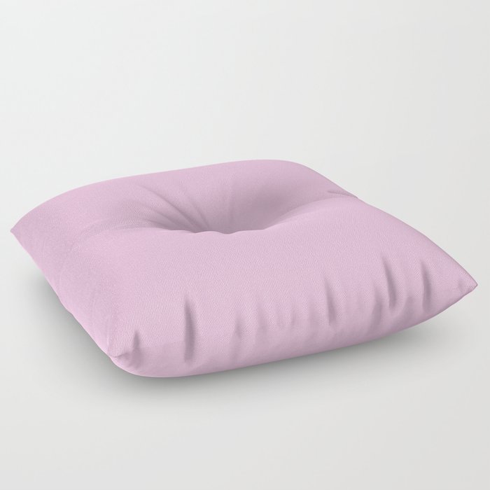 From The Crayon Box – Cotton Candy Pink - Pastel Pink Solid Color Floor Pillow