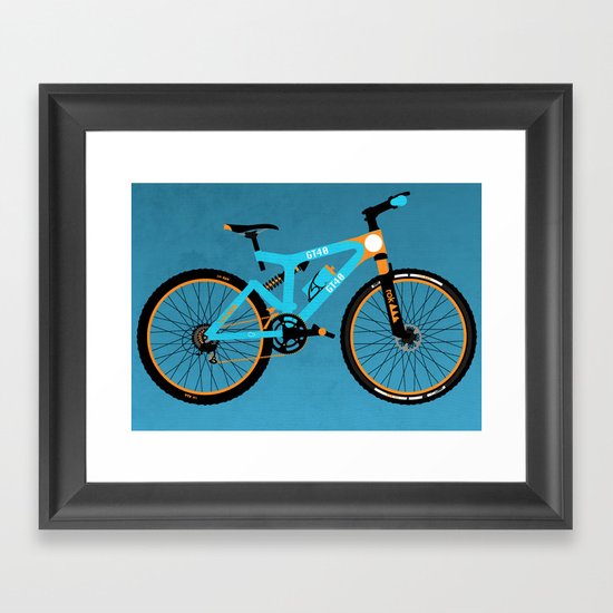 Mountain Bike Framed Art Print