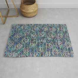 Spiral Impedance Projector Rug | Abstractdesign, Abstraction, Disorder, Confusion, Ringlet, Esoteric, Eternity, Destiny, Kinetic, Bewildering 