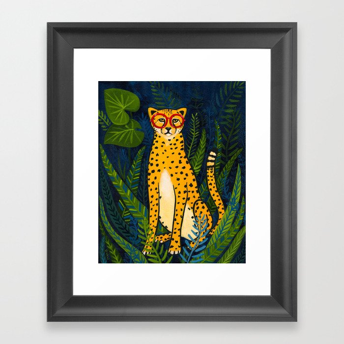 Jungle Cheetah Framed Art Print