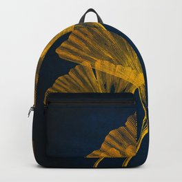Minimal art #minimal golden biloba Backpack