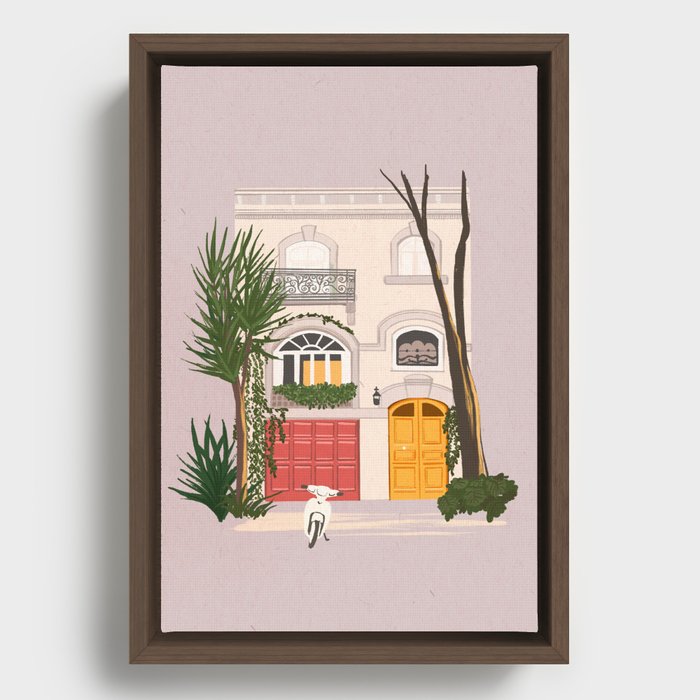 Mexico City Afternoon (2022 version) Framed Canvas