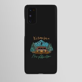 Camping RV Mountains Graphic Design Android Case