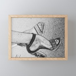 Shoes and Arches Framed Mini Art Print
