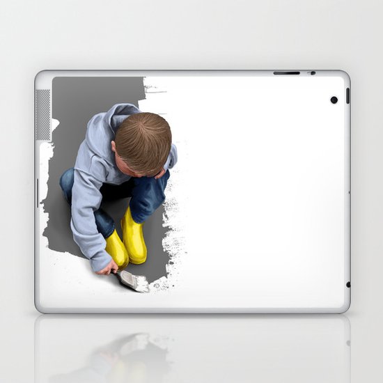 To Live with No Thought for the Future Laptop & iPad Skin