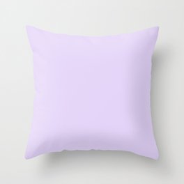 Pastel Purple - Lilac - Lavender - Solid Color Throw Pillow