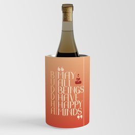 Buddha - My all beings have happy minds - C Wine Chiller