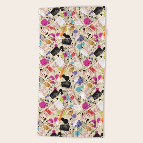 Paint It Beach Towel