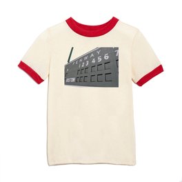 Fenwall -- Boston Fenway Park Wall, Green Monster, Red Sox Kids T Shirt