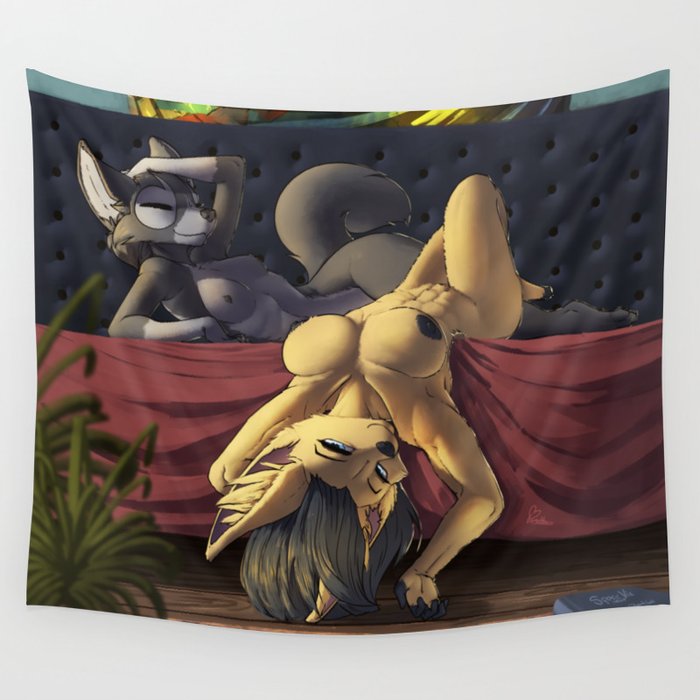 Glamour shop shots tapestry