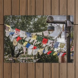 Tibetan Prayer Flags Outdoor Rug
