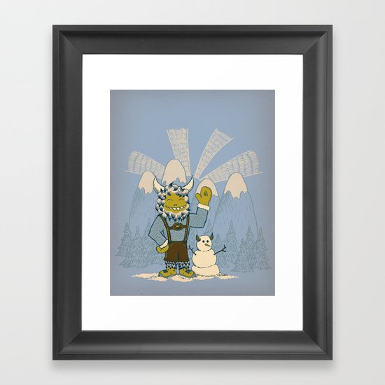 Winter In Germany Framed Art Print