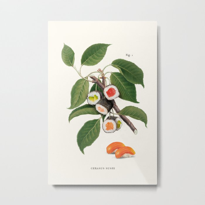 Sushi Plant Metal Print