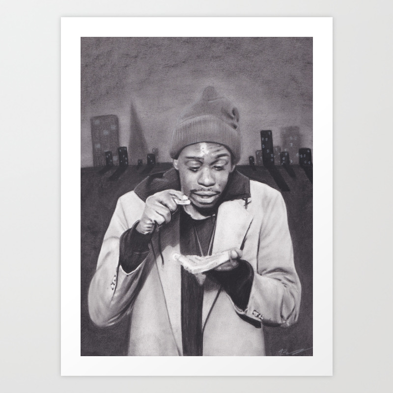 Tyrone Biggums Dave Chappelle Art Print By Brittnideweese Society6