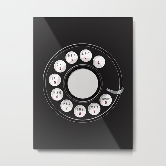 Rotary Me Metal Print
