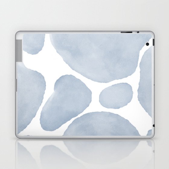 3 Abstract Shapes Watercolour 220802 Valourine Design Minimalist Laptop & iPad Skin