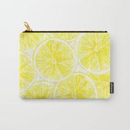 Lemon slices pattern watercolor Carry-All Pouch