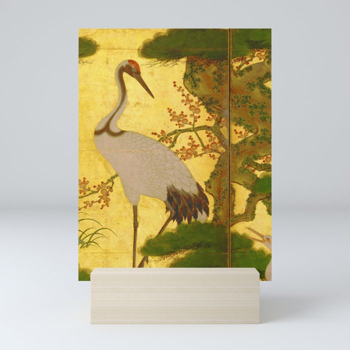 16th Century Japanese Birds & Flowers Mini Art Print