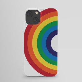 70's Love Rainbow iPhone Case