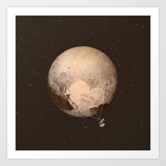 Love the Pluto Art Print