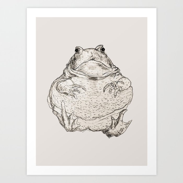 Draw Me Like One Of Your French Frogs Art Print