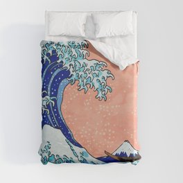 The Great Wave of Kanagawa Duvet Cover