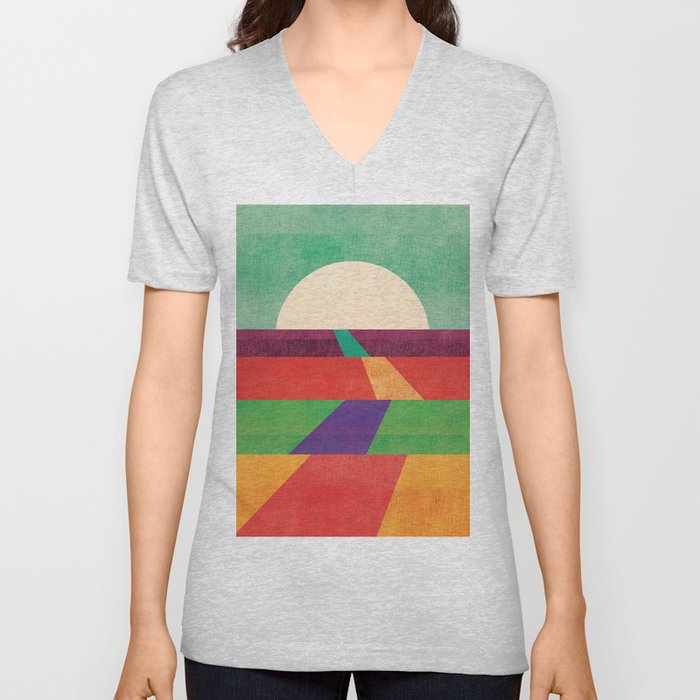 The path leads to forever V Neck T Shirt
