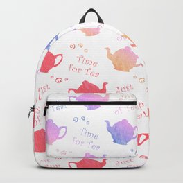 Time for Tea Pretty Pastel Colors Backpack