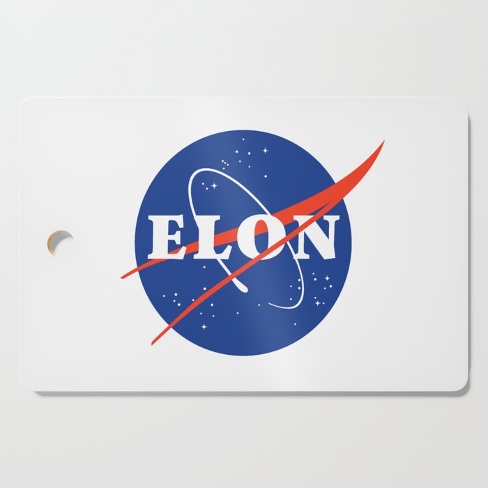 Elon NASA Crest Cutting Board