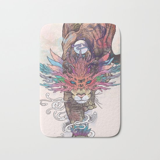 Journeying Spirit (Mountain Lion) Bath Mat