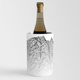 Sequoia National Park Topographic Line Map | Black and White Wine Chiller