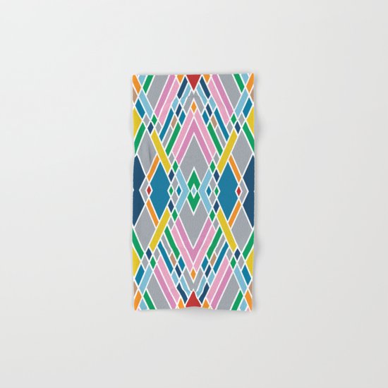 Map Mirror Outline Hand & Bath Towel