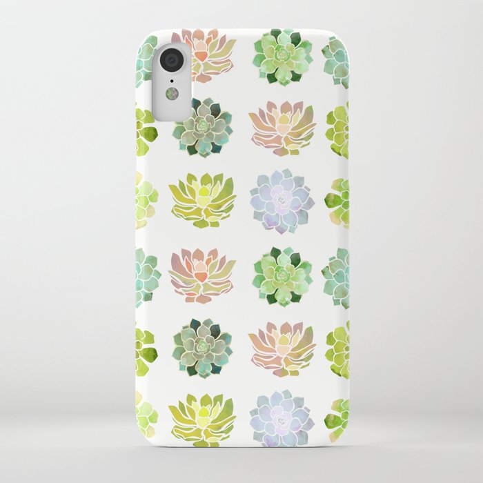 Spring Succulents iPhone Case