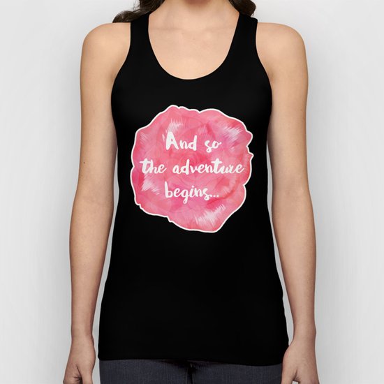 And So the Adventure Begins Unisex Tank Top