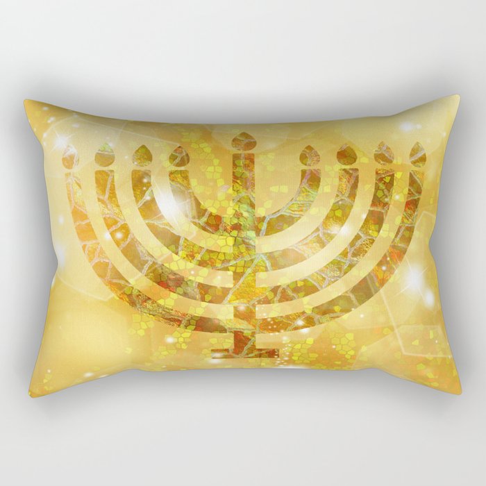 Hanukkah, the Festival of Lights Rectangular Pillow