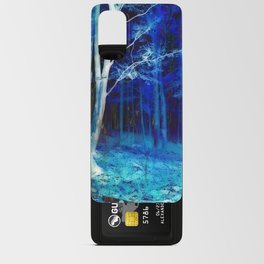 Midnight Forest Birch Garden Impressionist Android Card Case