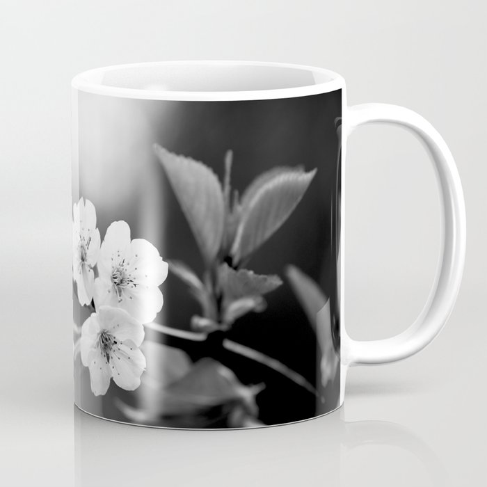 Cherry Blossom in Black and White #decor #society6 #buyart Coffee Mug