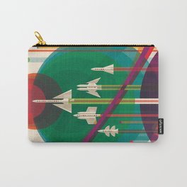NASA Retro Space Travel Poster The Grand Tour Carry-All Pouch