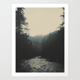 River Art Print | Photo, Vintage, Landscape 